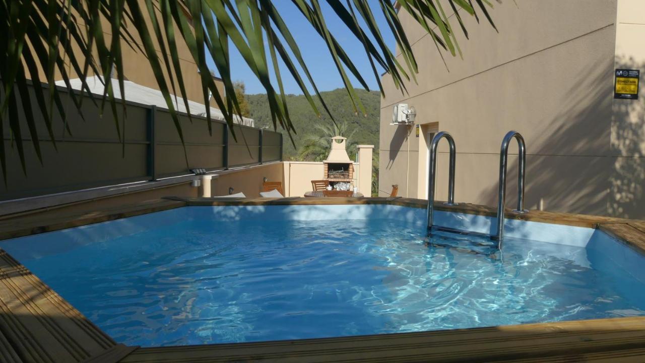 Вілла Raco Del Garraf Ca La Matilde House Bbq And Pool Olivella Екстер'єр фото